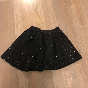 Sequin black skirt